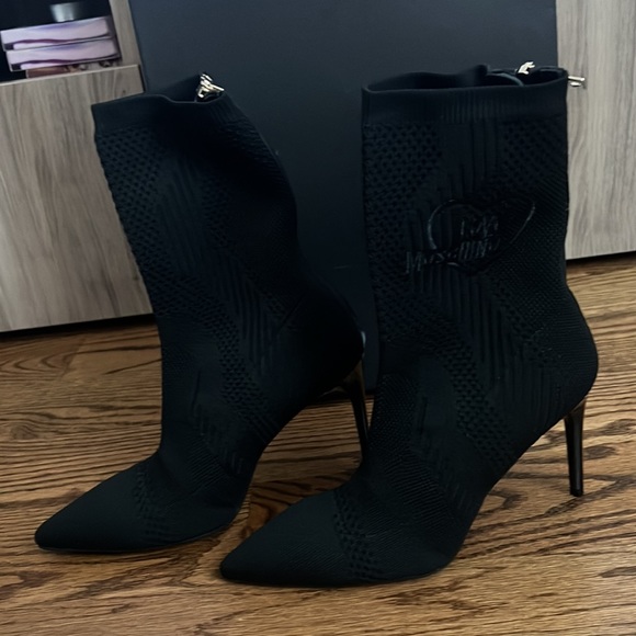 Love Moschino Pointed Toe Stiletto Bootie - Picture 9 of 15